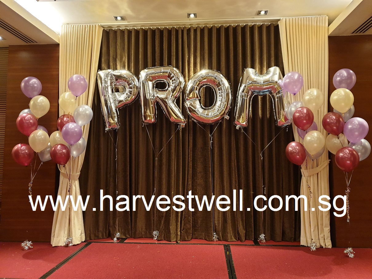 Mini Alphabet Balloon (SILVER)